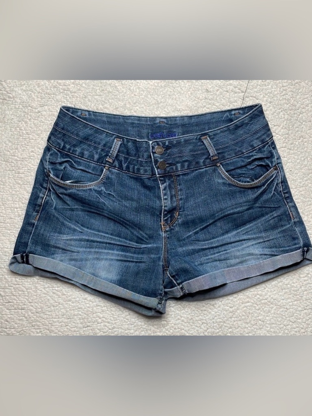 Refuge Denim Jeans Shorts Size 12 Stretch